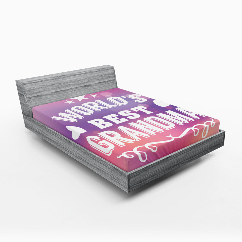 Drap-housse Ambesonne Grandma, California King Fitted Sheet