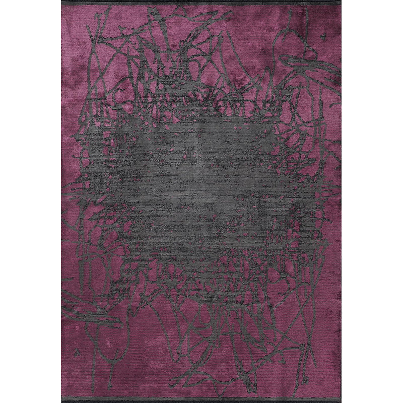 Rapture Abstract Area Rug, Rectangle 6'7" x 8'3"