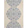 Tapis ikat beige / bleu Joliet