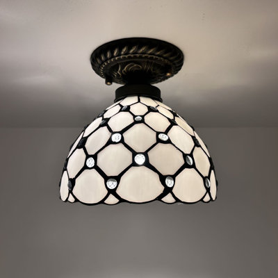 8'' 1 - Light Bowl Ceiling Fan Light Kit