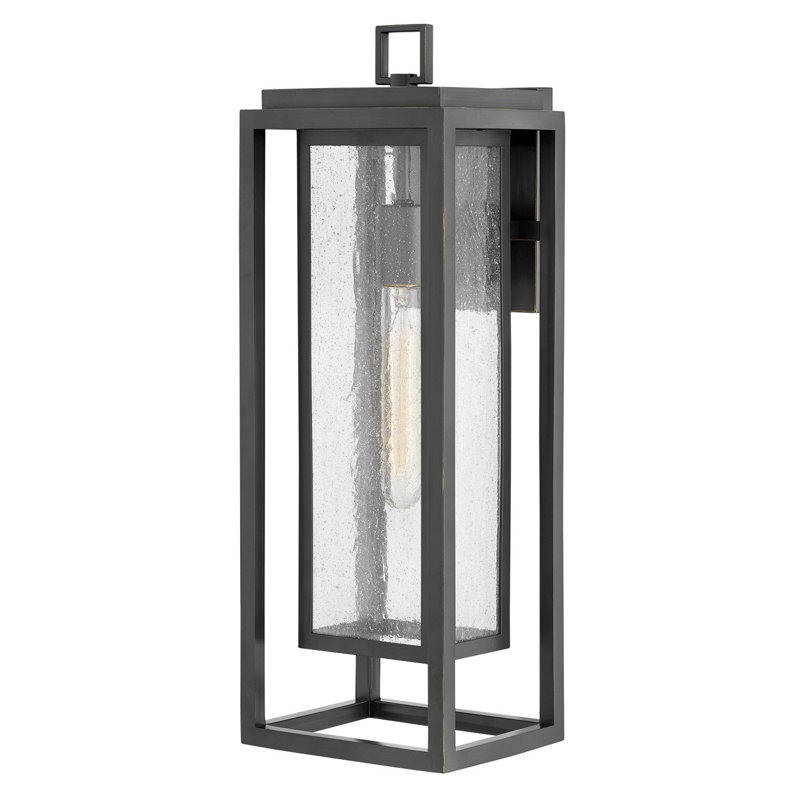 Medium Wall Mount Lantern, Oil Rubbed Bronze, 20" H x 7" W x 6.75" D