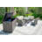 Aerys 7 - Person Wicker Patio Dining Set with Rectangular Table , Cushions Included