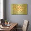 Carte amusante des États-Unis par Ann Kelle, décor mural en métal doré, 61 x 41 cm-133651564