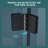 34"W X 72"H Fold Frameless Shower Door With Tempered Glass, 1/4 Inch (6 Mm)-120984647