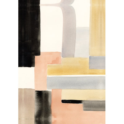 Géométrique, reproduction d’art abstraite sur toile tendue