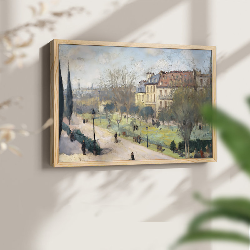 Paysage, série XXI, reproduction encadrée, H 8 po x l 10 po, Naturel