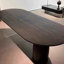 Table de salle à manger en bois massif et acrylique-109894694