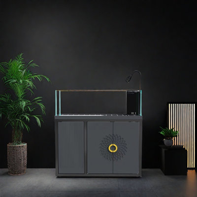 Aquarium moderne moderne gris foncé Eco