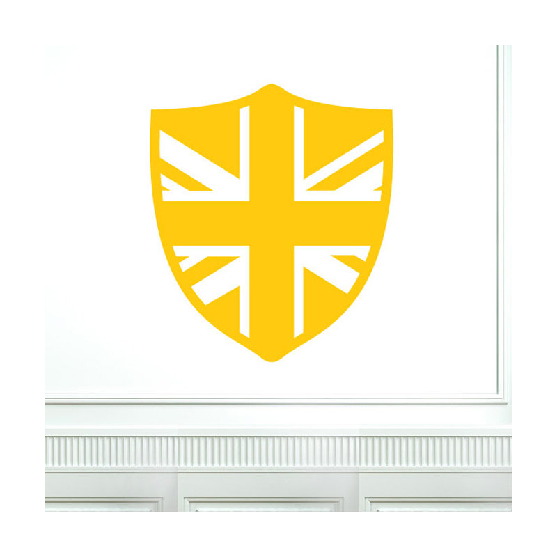 Abstract Wall Decal, Dark Yellow, Large