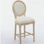 Ensemble de 2 tabourets de bar en bois massif avec tabourets en bois