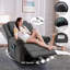 Fauteuil de massage chauffant en similicuir-1165264615
