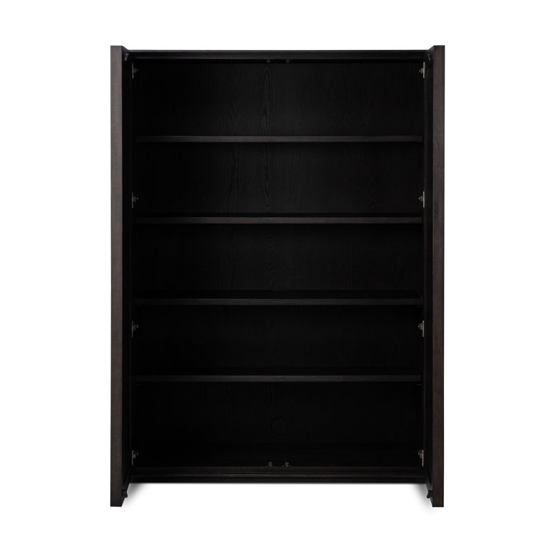 Leo Accent Cabinet, Smoked Black Oak
