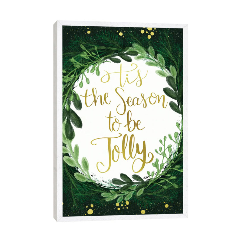 Peace On Earth I - Floater Frame Print on Canvas, 66.04 cm H x 45.72 cm W, White Framed