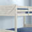 Appolon Twin Over Twin Solid Wood Farmhouse Bunk Bed with Barn-Style Panel Headboards-979330012