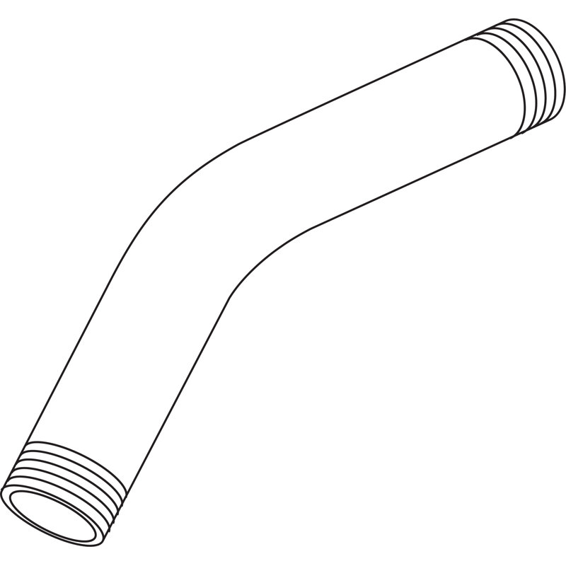 Shower Arm, Brilliance Stainless