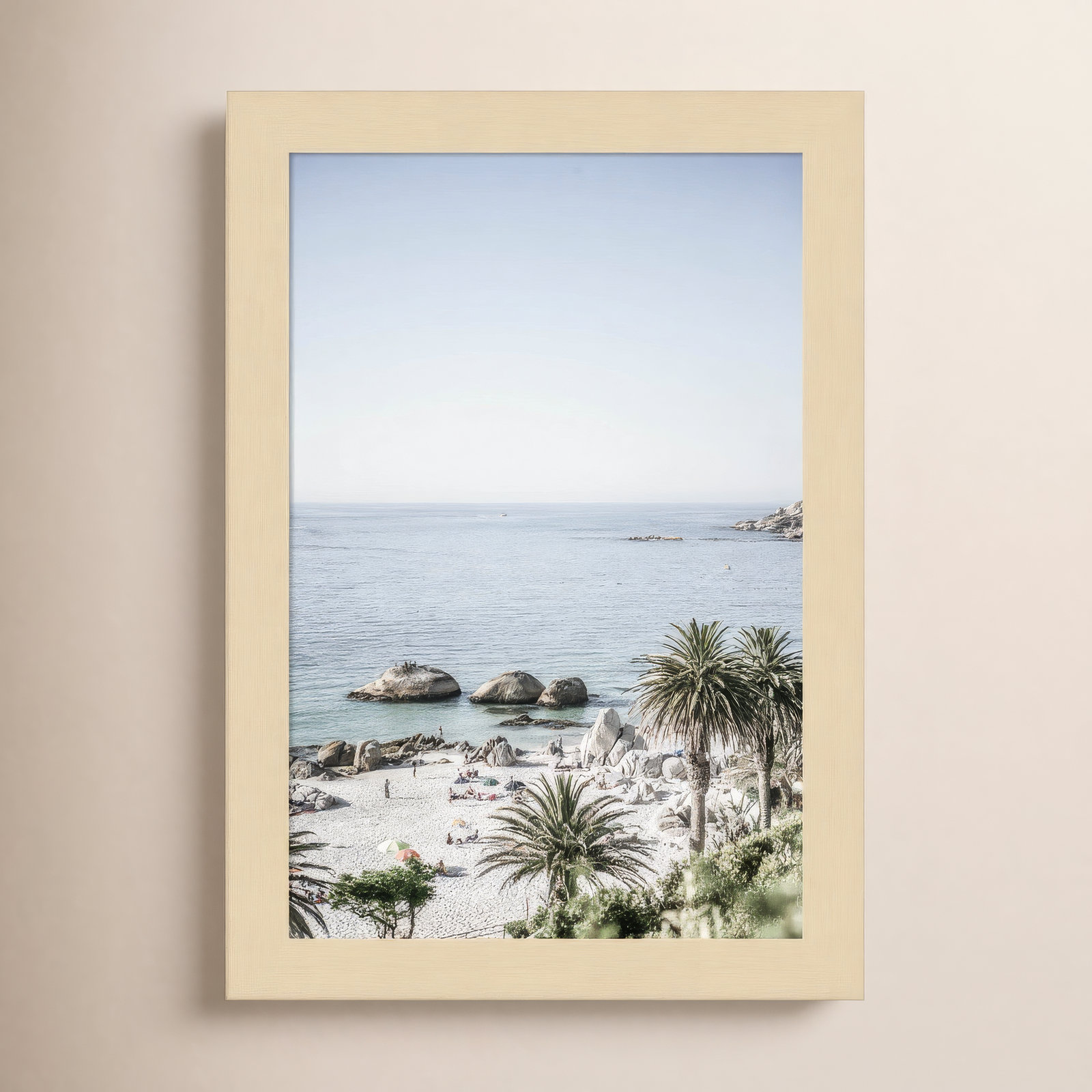 Pindall "Clifton Beach" Print, Brown, 13" H x 9" W