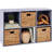 6-Cube Bookshelf, Display Storage System, Organizer W/ Removable Back Panels-1891423906-1891423935