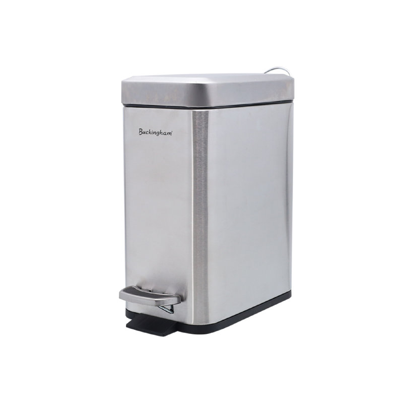 Buckingham Rectangular Slim Pedal Bin Soft Closing