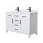 Meuble-lavabo double autoportant 48 po avec plateau en marbre Beckett-61870884-61870881-61870880