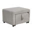 Canapé-lit modulaire de 94 po avec divan-lit escamotable en L avec repose-pieds et tabouret mobile, grand espace de rangement, porte-gobelet et deux ports USB pour le salon-743626297