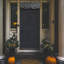 Décoration de cantonnière et toiles d'araignées d'Halloween