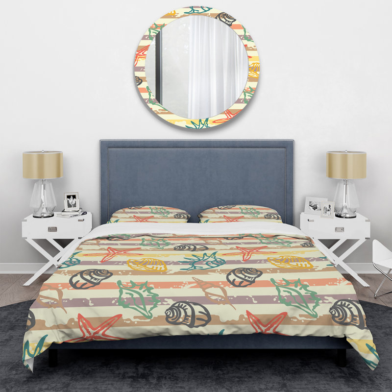 Ensemble de housse de couette en microfibre jaune / orange / vert 3 pièces, Housse de couette double / grand + 2 taies décora