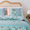 Taie décorative standard Greenland Home Fasion Audrey Turquoise, 20 x 26