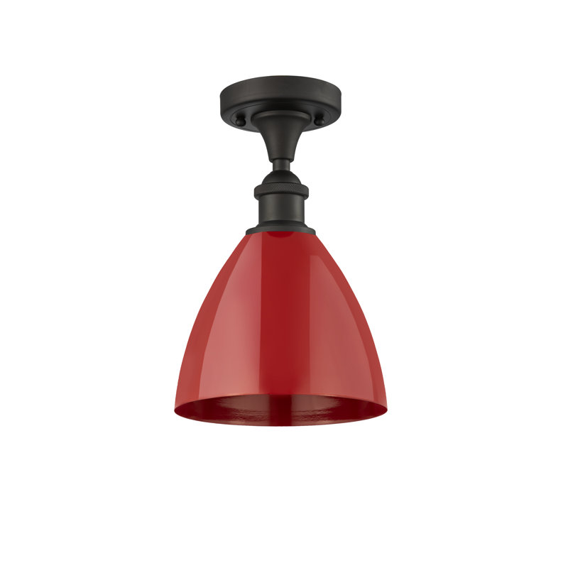 Semi encastrement, Rouge, Bronze huilé