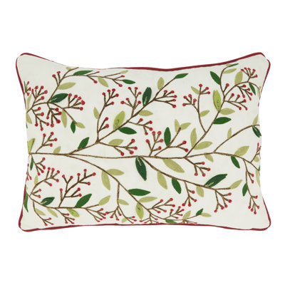 Arista Cotton Lumbar Rectangular Pillow Cover