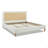 Haley Upholstered Cane-Back Platform Bed-1745855001