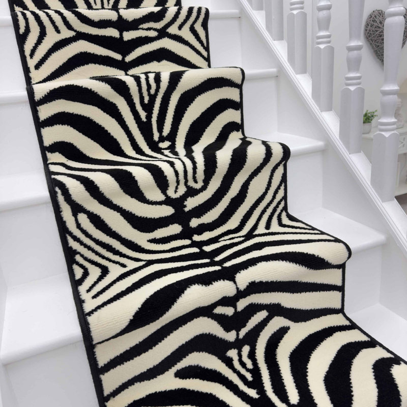 Stair Runner Animal Print Area Rug, Stair Runner 80 x 540 cm