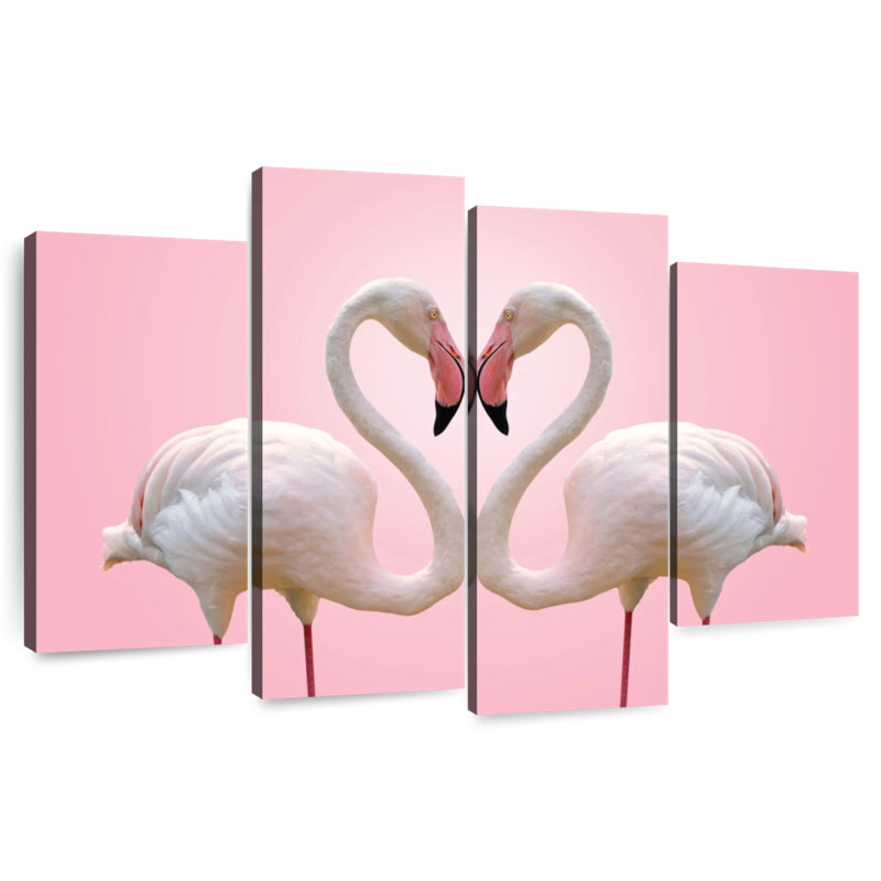 Brampt Flamingo Affection, H 27 po x l 43 po