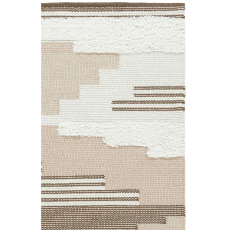 Kenya 280 Hand Woven 80% Wool; 20% Cotton Geometric Rug, Runner 2'3" x 8'