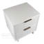 Table de chevet blanche 18 po Granville (2 tiroirs)-1206402348