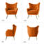 Fauteuil à oreilles 29,25 po Avianna-819457599