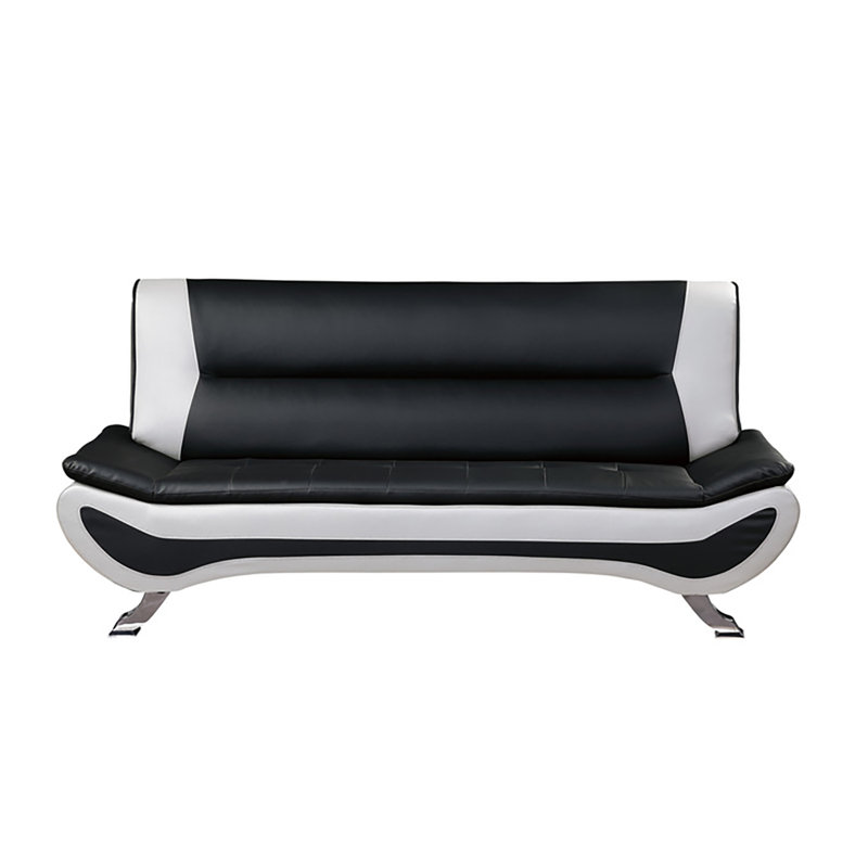 Canapé Raniah, Noir / blanc
