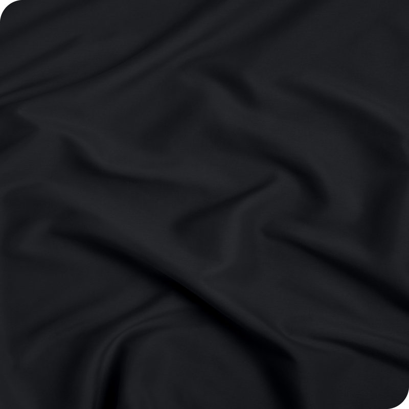 Ensemble de drap-housse en microfibre avec taie d'oreiller   , Noir, Drap-housse grand avec 2 taies d'oreiller