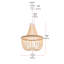 Luminaire suspendu perlé Hudson -52747505