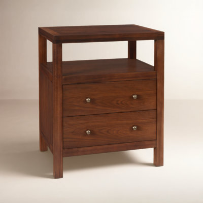Celine 21" Acacia Nightstand