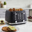 West Bend 4-Slice Toaster, in Black