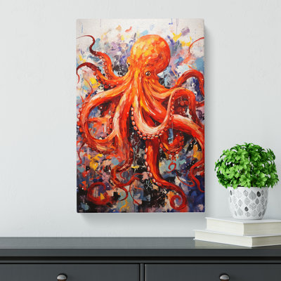 Octopus Expressionism No.2 - No Frame Print