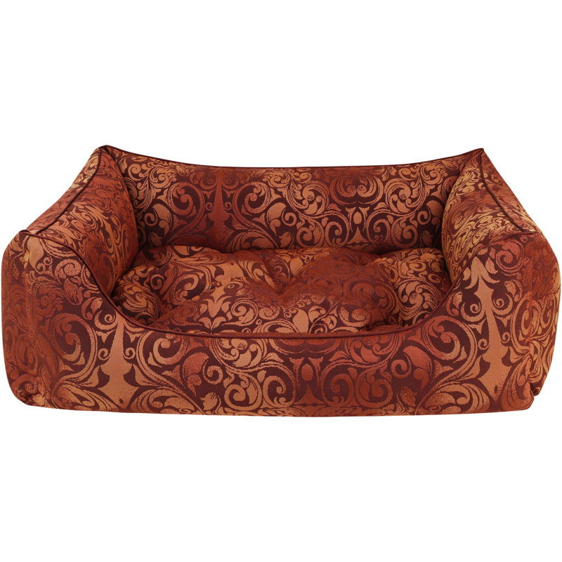 Orthopedic Pet Bed, Small (70cm W x 50cm D x 25cm H), Red