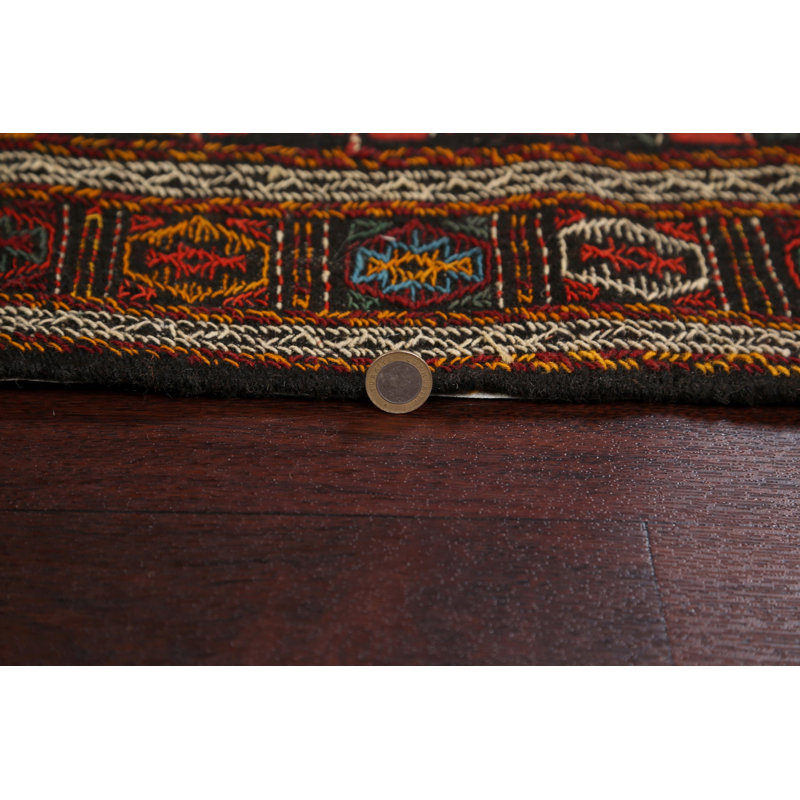 One-of-a-Kind 3'4" X 5'10" New Age Wool Area Rug in