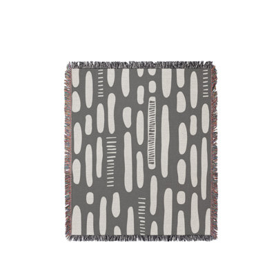 Deka Abstract  Cotton Throw Blanket
