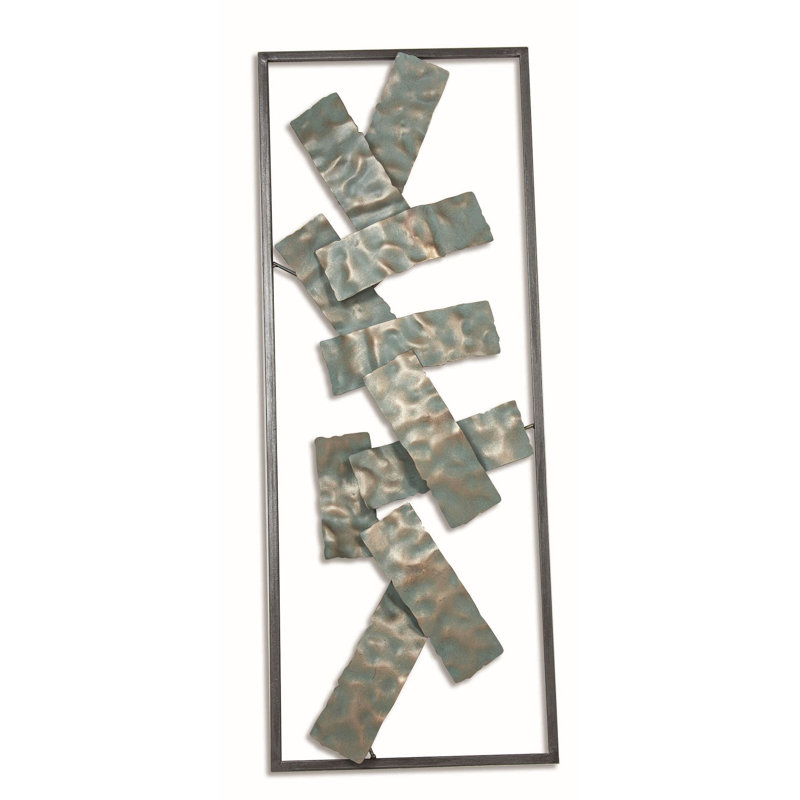 Farmhouse Abstract Wall Decor on Metal