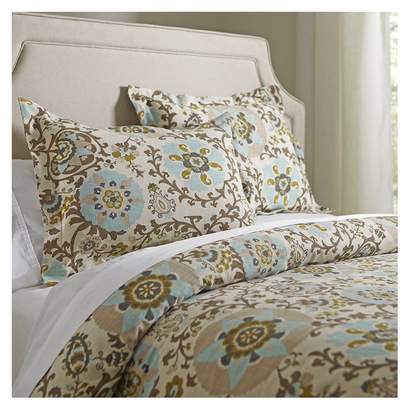 Ensemble de couette réversible, Housse de couette double / grand + 2 taies décora