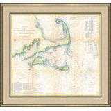 Coast Survey Map, 1857 Giclee Print by Robert Brandard