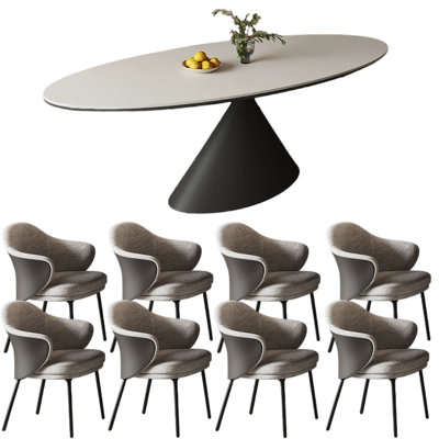Ensembles de tables de salle à manger ovales de style italien
