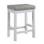 Ensemble de salle à manger 4 pièces à hauteur de comptoir avec tiroir et ports USB intégrés et 3 tabourets-2006307953