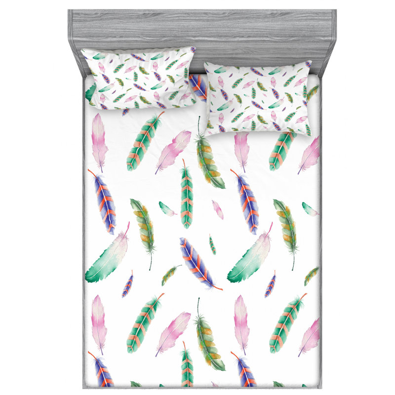 Microfiber Sheet Set, Full Sheet Set with Fitted Sheet